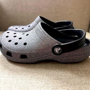 Brand new never worn Sparkly Crocs 💖